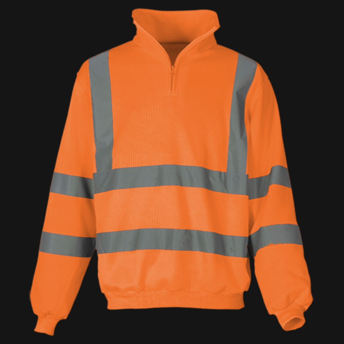 Hi-vis ¼ zip sweatshirt (HVK06)