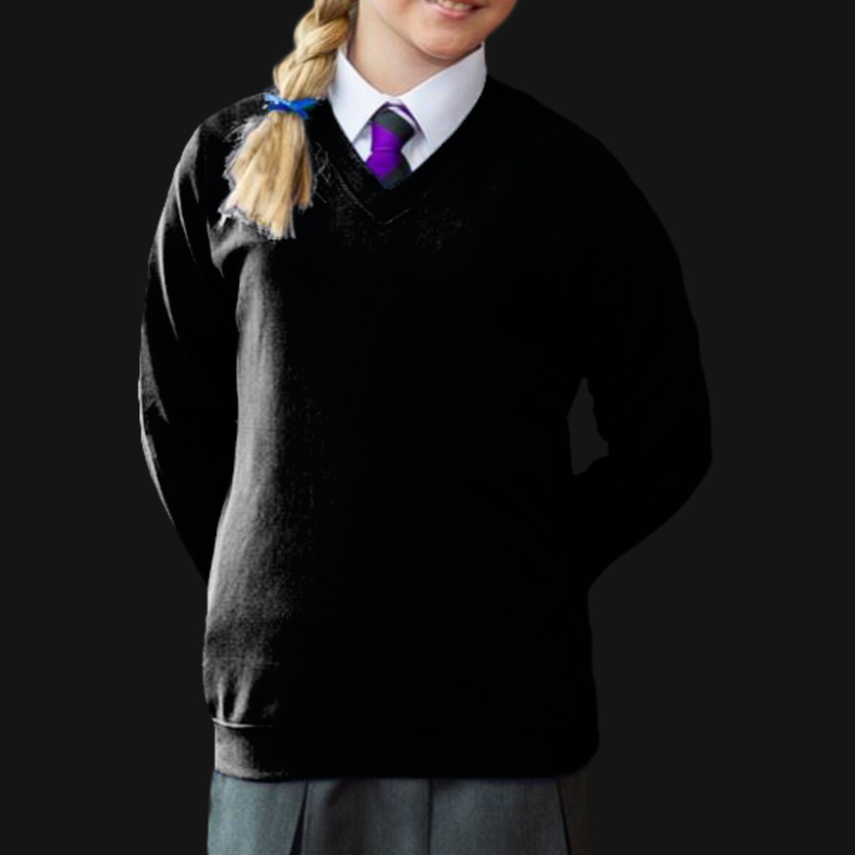 Kids Academy v-neck sweatshirt